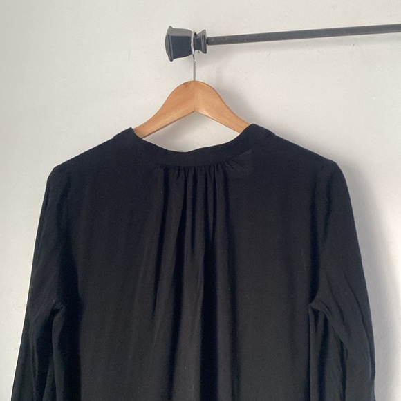 Zadig & Voltaire XS Tink Solid Long Sleeve Blouse Top - Picture 10 of 13